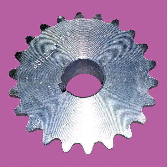 299351 - "Sprocket" #35 x 22 dents avec trou de 3/4 + chemin de clef